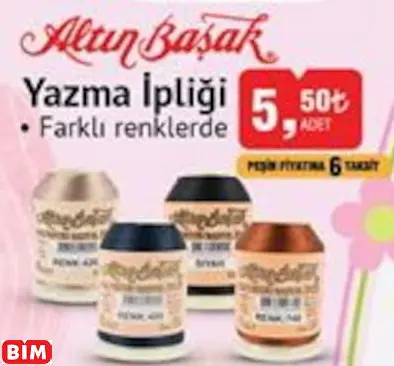 ALTIN BAŞAK YAZMA İPLİĞİ ALTIN BAŞAK YAZMA İPLİĞİ